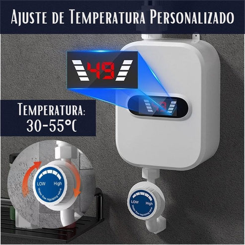 DUCHA CALENTADOR DE AGUA PORTATIL 110V PRO