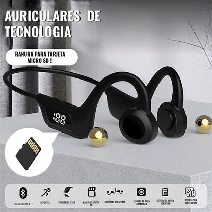 AURICULARES PRO DE CONDUCCION OSEA + ENVIO GRATIS !
