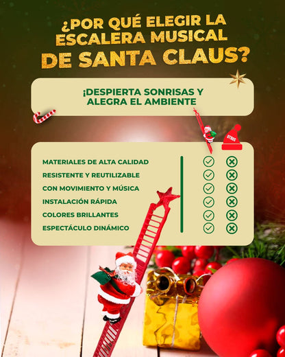 Santa Claus Escalera Musical