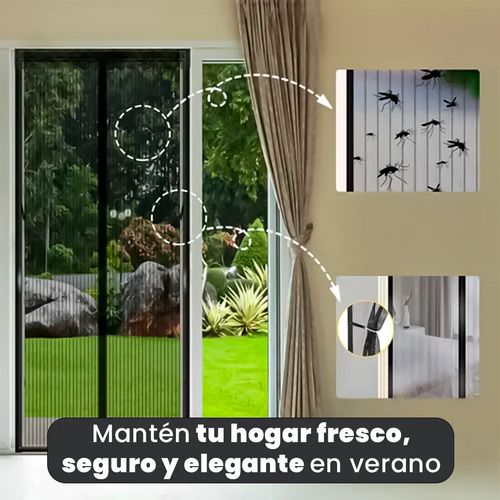 CORTINA DE PUERTA MAGNÉTICA ANTIMOSQUITOS