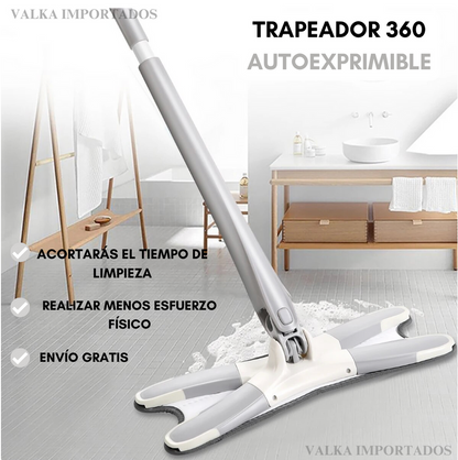 SUPER TRAPERO 360 AUTOEXPRIMIBLE 🪣 + ENVÍO GRATIS