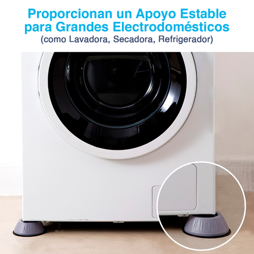 SOPORTE ANTI-VIBRACIÓN PARA LAVADORAS Y SECADORA