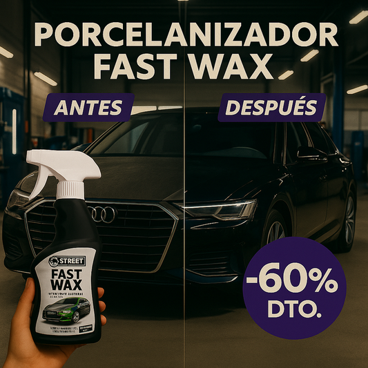 PORCELANIZADOR-CERA Fast WAX ® : Tu auto en la mejor versión
