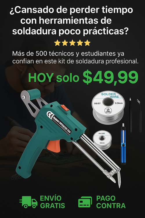 KIT DE PISTOLA DE SOLDADURA