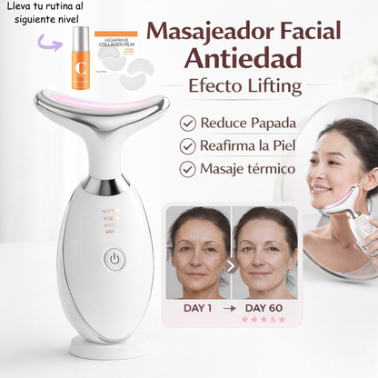 Masajeador Facial LED Rejuvenecedor