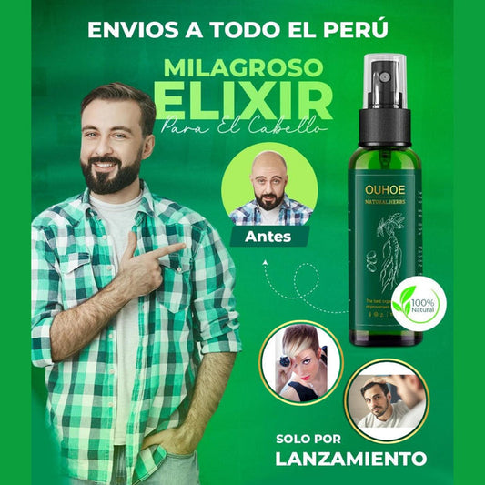 Tónico Elhoe Natural para el Crecimiento del Cabello