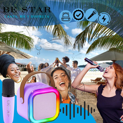 BE STAR- MINI PARLANTE KARAOKE +ENVIO GRATIS