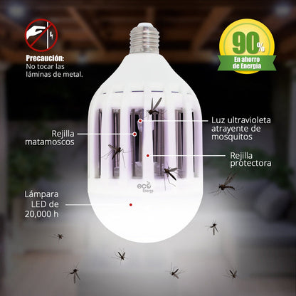 Foco Led con Mata Mosquitos